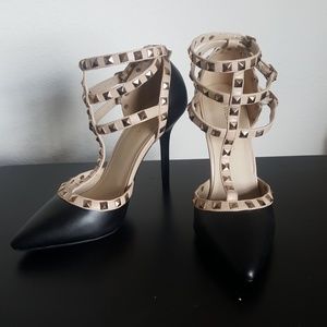 Studded Heels